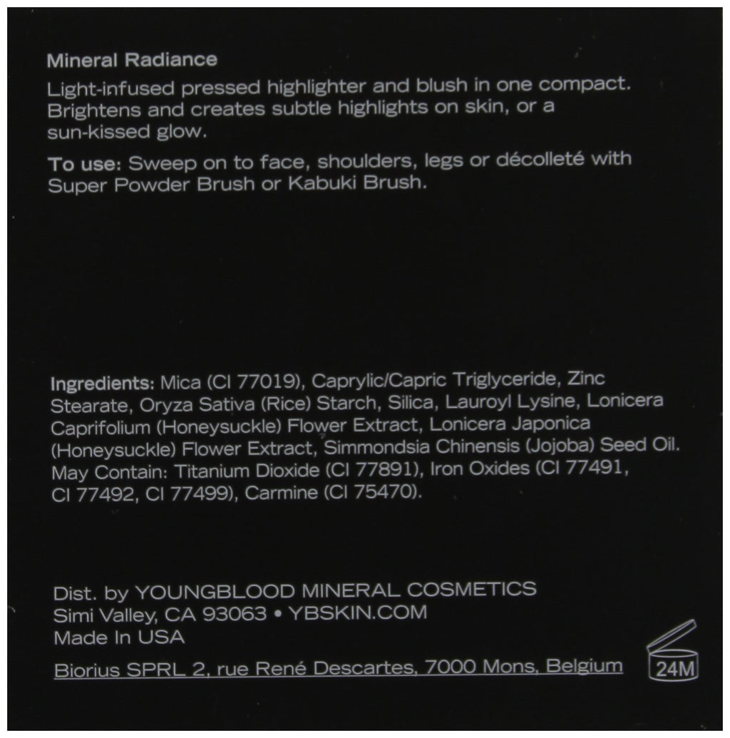 Youngblood Mineral Cosmetics Natural Radiance Bronzer/Highlighter - 9.5 g / 0.33 oz (Sunshine)