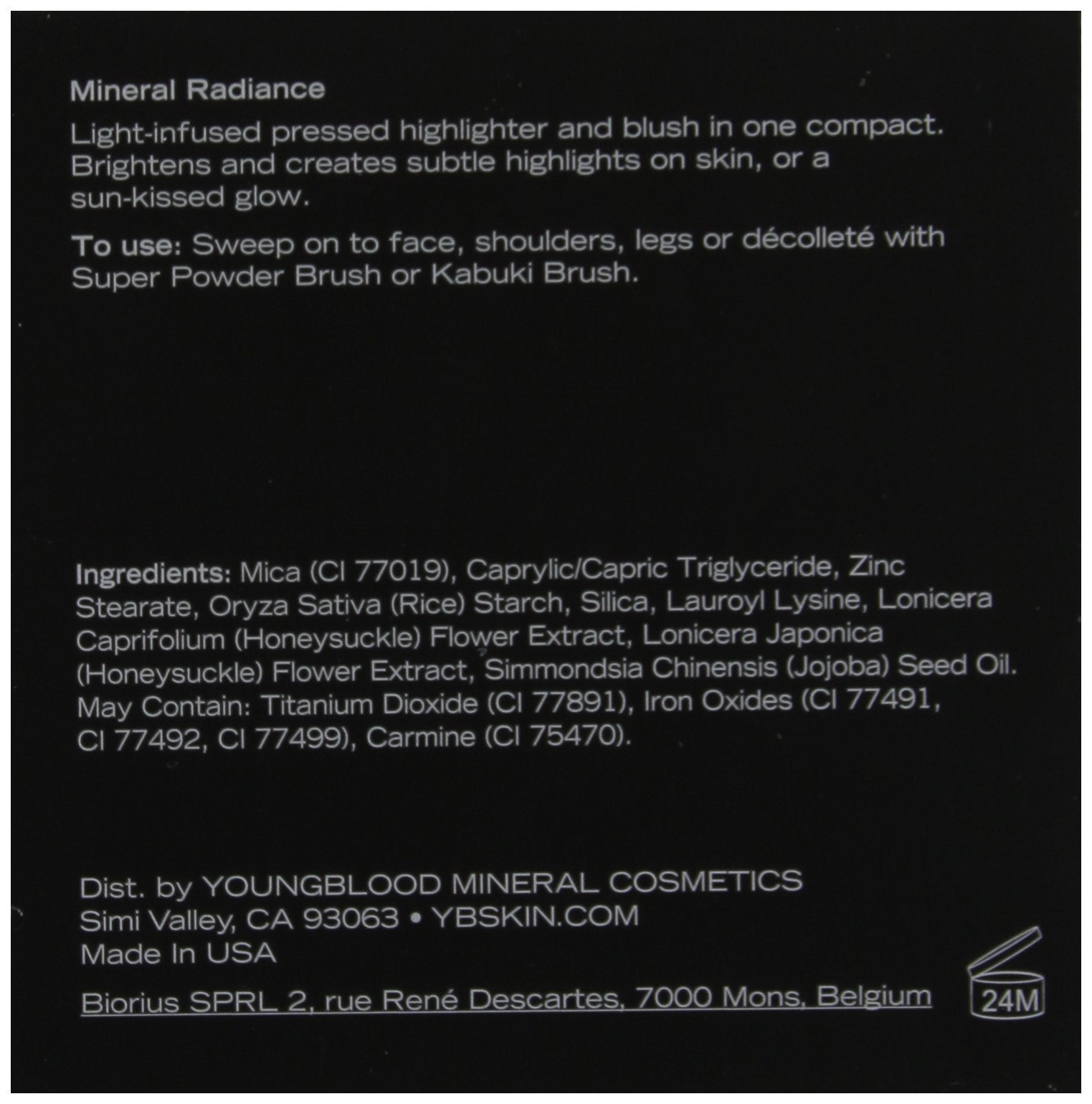 Youngblood Mineral Cosmetics Natural Radiance Bronzer/Highlighter - 9.5 g / 0.33 oz (Sunshine)