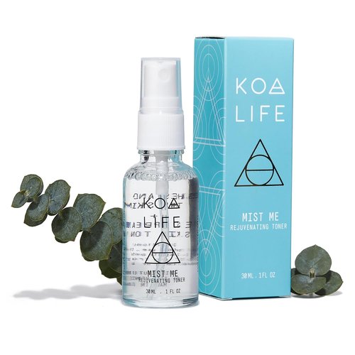 Koa Life Mist Me Rejuvenating Toner - Hydrating Anti-Aging Facial Mist with Witch Hazel & Eucalyptus - 1 FL OZ
