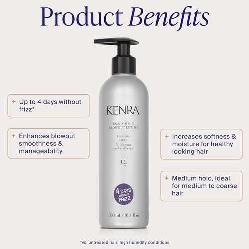 Kenra Smoothing Blowout Lotion 14 - Ultra-Fine Blowout Spray for Frizz-Free Hair | Thermal Protection for Medium to Coarse Hair