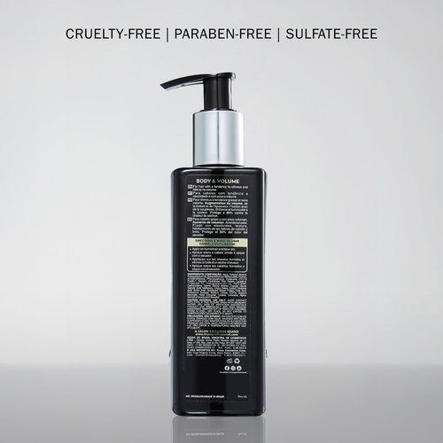 TRUSS Body & Volume Styling Cream - Heat-Activated Hair Volumizer for Texture, Fullness & Shine - Frizz Control Hair Care Products for Thin & Oily Strands (8.45 fl oz)