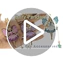Fairy Blue Sparkling Car Decoration for Women Interior Bling Rearview Mirror Accessory