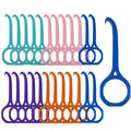 Maoerdental 25PCS Aligner Remover Tool,Clear Aligner Removal Tool for Invisalign,Mix 5 Bright Color Removal Aligner Tooth Hook for Invisible Braces