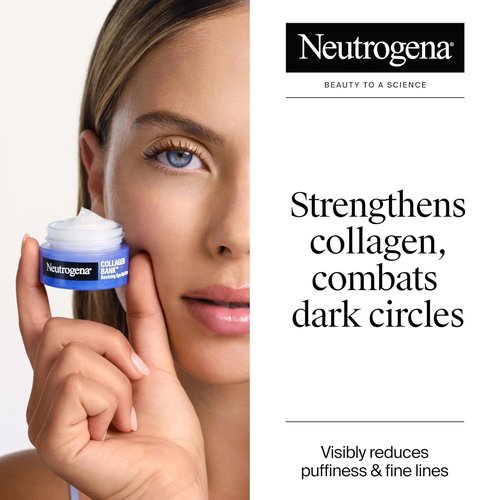 Neutrogena Collagen Bank Eye Cream - Revives Under Eyes, Reduces Dark Circles & Puffiness | 0.5 oz