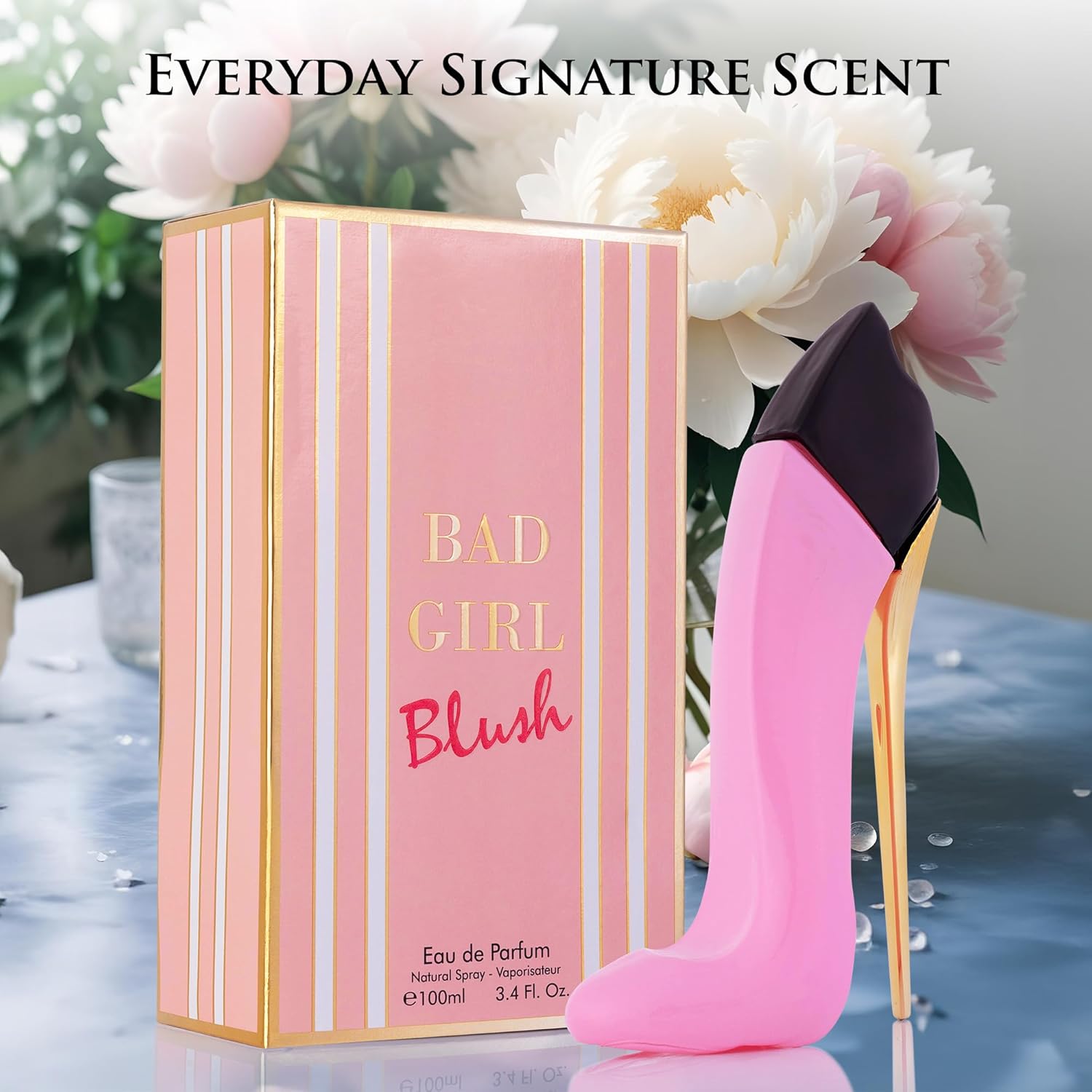 Urban Collection Bad Girl Blush Eau De Parfum - Vegan & Cruelty-Free 3.4 fl oz | Sweet Citrus & Warm Vanilla