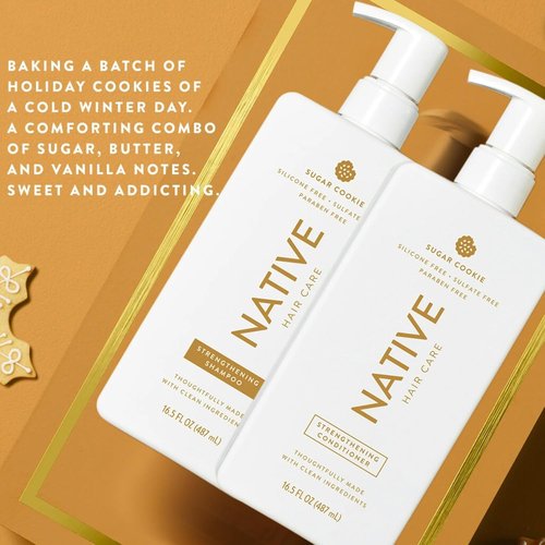 Native Shampoo & Conditioner - Limited Edition Sugar Cookie Scent | Nourishing Hair Care