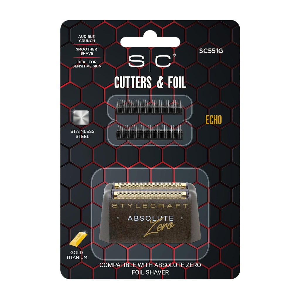 StyleCraft Absolute Zero Foil Shaver - Close, Smooth Shave with Retractable Trimmer | USB-C, Cord/Cordless, Lightweight