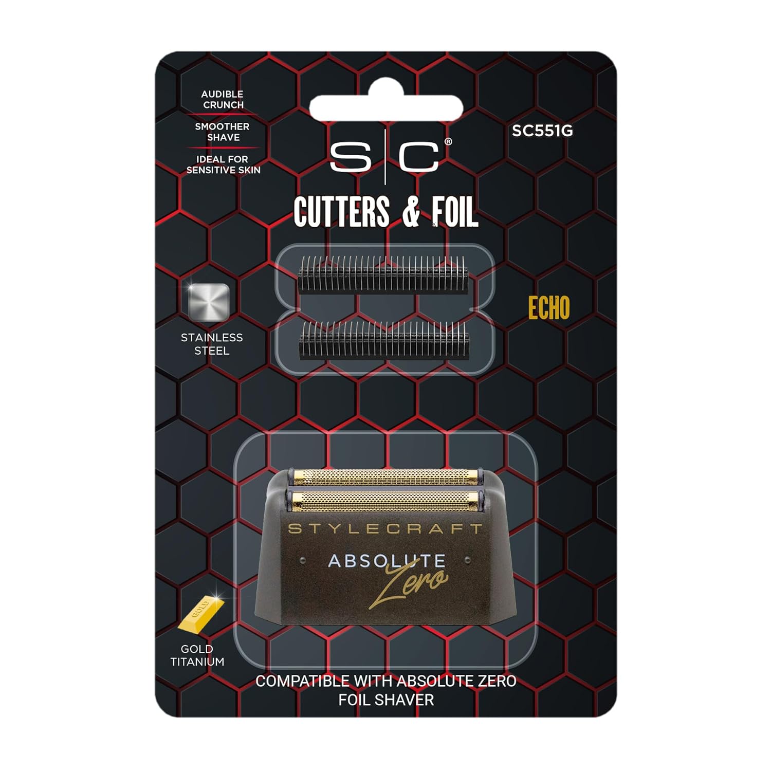 StyleCraft Absolute Zero Foil Shaver - Close, Smooth Shave with Retractable Trimmer | USB-C, Cord/Cordless, Lightweight