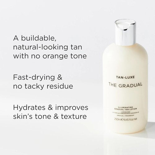 TAN-LUXE The Gradual Tan Lotion - Cruelty-Free & Toxic-Free Hydrating Formula | 8.5 oz