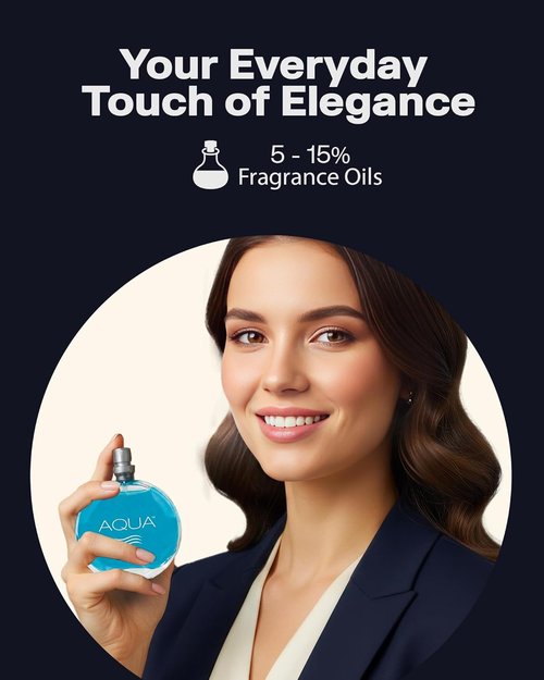 PB ParfumsBelcam Aqua Eau de Toilette Spray for Women - Fresh Fruity Floral Scent with Mandarin & Freesia - 1.7 Fl Oz