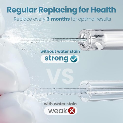 Onlyone Water Dental Flosser Replacement Heads Oral Irrigator Refill Heads Jet Tips 5 Pieces: Only Compatible for Onlyone Water Dental Flosser