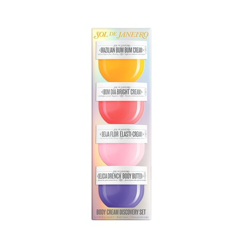Sol de Janeiro Body Boldly Body Cream Discovery Set - Trial Size Beauty Minis | Gift Set of 4 - 25mL