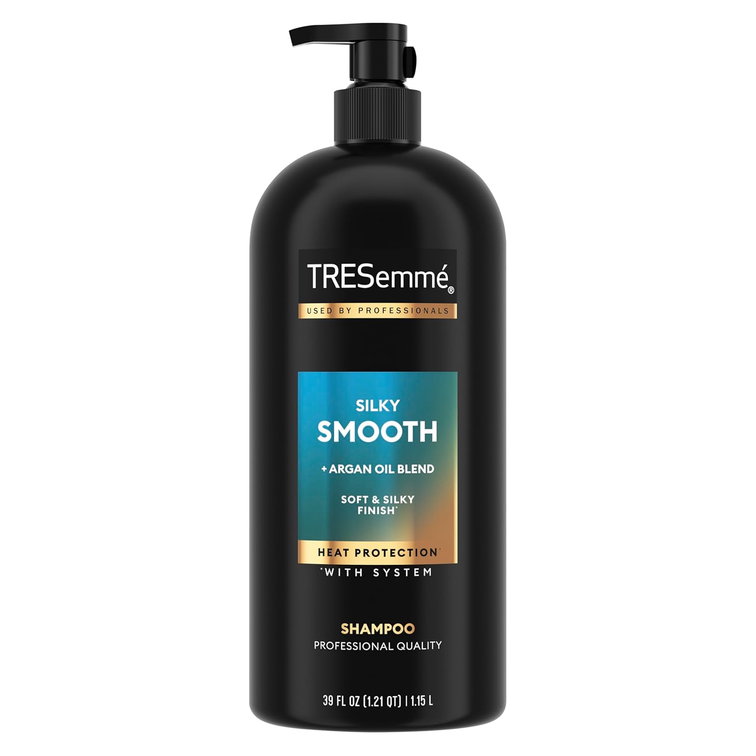 TRESemmé Smooth & Silky Shampoo - Nourishing Formula for Soft Hair | 39 oz Pump