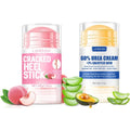 DENESTUP 2Pcs Urea Cream 60% for Feet & Dry Cracked Skin, Cracked Heel Repair Stick Maximum Strength Moisturizing Foot & Hand Balm, Repair Creams for Dry Feet, Knee, Elbow and Hand
