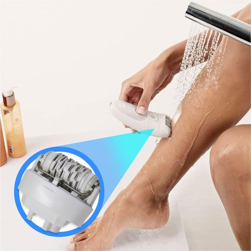 Braun Replacement Hair Removal Head 67030946 Compatible with Braun Silkepil 7 Xpressive Pro and Braun Silk Epil 5, White