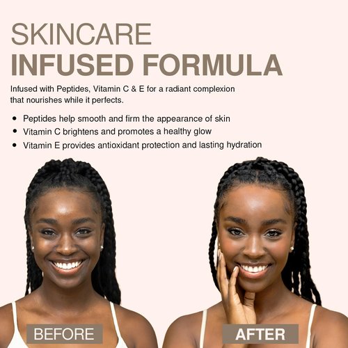 Palladio CC Cream - Full-Coverage Color Correction with Peptides & Vitamin C | Oil-Free, Light 21C