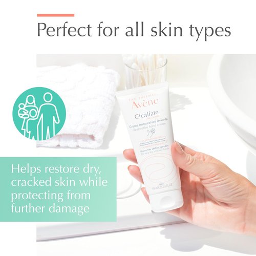 Avène Cicalfate Hand Cream - Intense Nourishing Lotion for Dry, Cracked Hands | 3.3 Oz