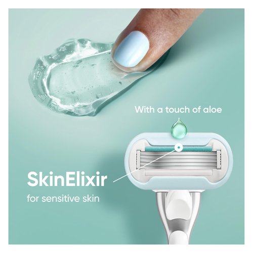 Venus Deluxe Smooth Sensitive Women's Razor Blade Refills, 4 Count, Holiday Gifts for Women