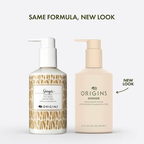 Origins Ginger Hand & Body Lotion - Hydrates & Softens Dry Skin with Vitamin E & Aloe Vera