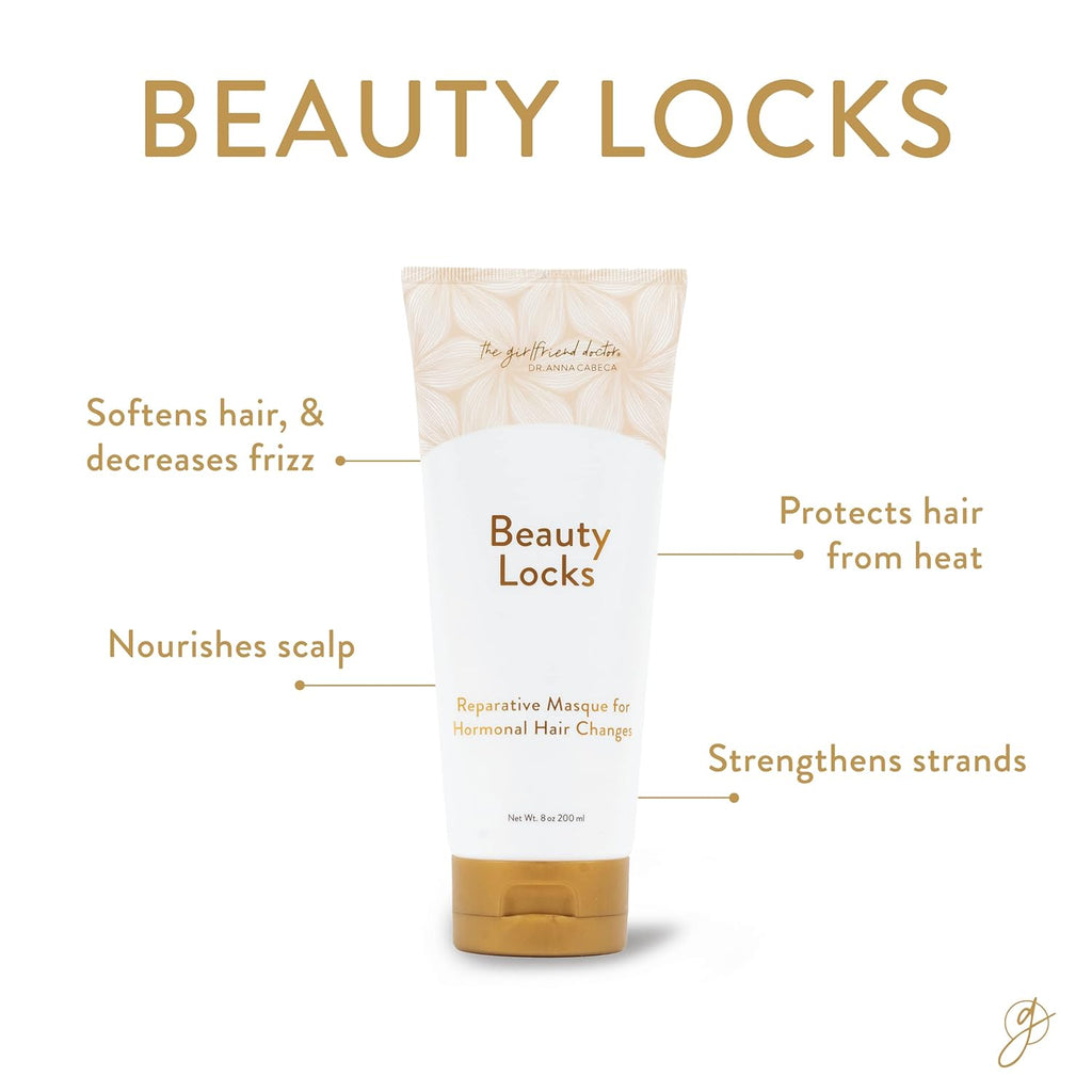 VIDAPURA Beauty Locks Hair Masque - Deep Nourishing Treatment for Midlife Hair, Strengthens & Hydrates, 4 oz