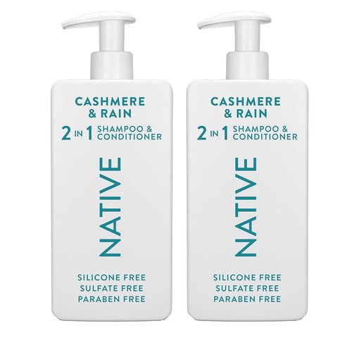 Native Cashmere & Rain 2-in-1 Shampoo & Conditioner Set - 16.5 Fl Oz | Luxurious Hydration