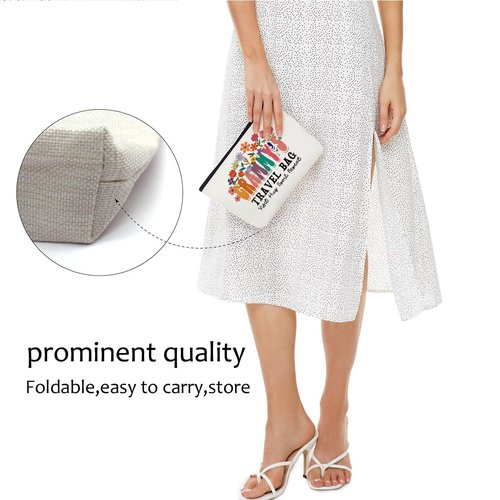 Grammy Gift Ideas Makeup Bag Grandma Gifts from Granddaughter Grandson Grandma Birthday Gifts Mothers Day Thank You Retirement Gifts for Women Mimi Grandma to Be Christmas Travel Accessories Bag