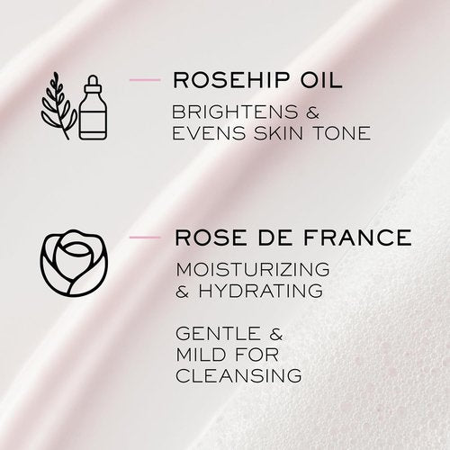 Lancôme Créme Mousse Confort Foaming Facial Cleanser - Gentle Hydrating Makeup Remover with Rosehip Oil | 4.2 Fl Oz