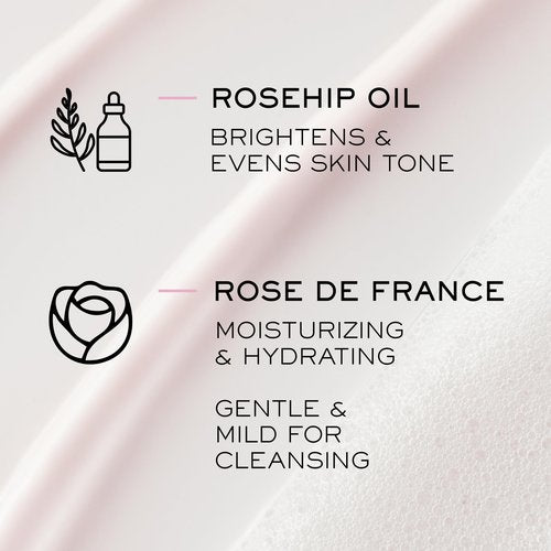 Lancôme Créme Mousse Confort Foaming Facial Cleanser | Comforting Cream Cleanser & Makeup Remover with Rosehip Oil | Gentle Hydrating Face Wash for Soft, Radiant Skin | 4.2 Fl Oz