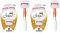 BIC Soleil Glide Disposable Razors for Women, 5 Blades With Shea Butter Moisture Bars For a Smooth Glide, 2 Piece Razor Set (Pack of 2)