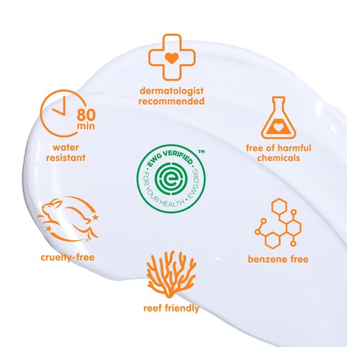 Thinkbaby Mineral Sunscreen, SPF 30 Clear Zinc Oxide Baby Sun Screen, 6 Fl Oz, Natural, Water Resistant, Reef Safe, Vegan, Broad Spectrum UVA/UVB Protection