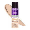 COVERGIRL & Olay Simply Ageless Liquid Foundation - Matte Finish with Hyaluronic Acid & Vitamin C, 220 Creamy Natural, 1 Count
