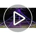 Halloween Decorations Outdoor Spider Web Lights 250 LED Lighted Web - Purple, 16.4 Ft, Abstract Variation