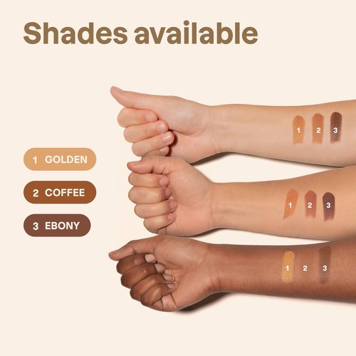 ATTITUDE Oceanly Plastic-Free Lightweight Bronzer Stick, Titanium Dioxide-Free, EWG Verified, Vegan & Cruelty-free Makeup, Golden, 0.3 Ounces