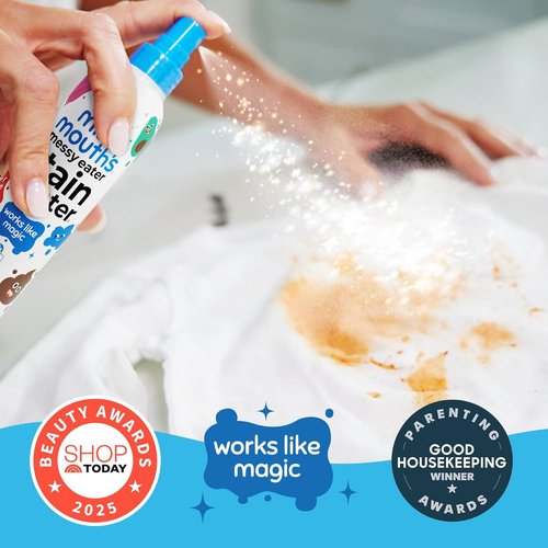 Miss Mouth's Messy Eater Stain Treater Spray - 4oz Stain Remover for Newborns & Babies - Effortlessly Removes Food, Grease & Coffee Stains