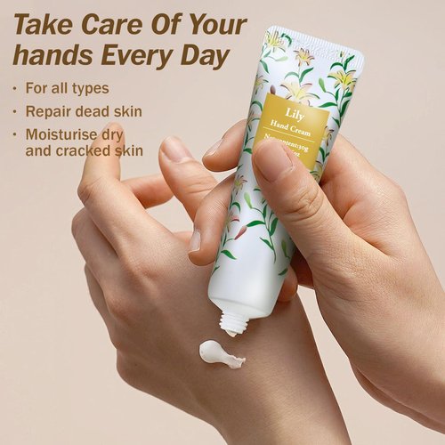 AZEN 8 Sets Bulk Gifts, Hand Cream and Lip Balm Bulk Set with Organza Bag Thank You Card, Baby Shower Wedding Gifts for Guests, Bridal Wedding Favors, Valentines Gift for Women