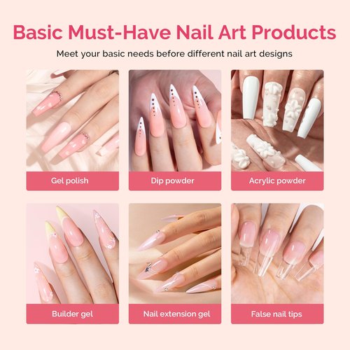 MelodySusie Nail Glue Nail Dehydrator and Primer Set Long Lasting Shine Nail Polish Art Design Manicure Kit Perfect Gifts for Women Girls 3 Pcs 15ml Clear