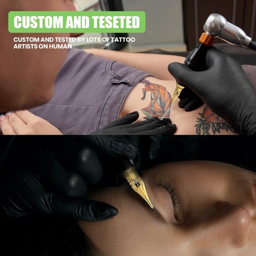 20 PCS Tattoo Cartridge Needles, 3rl Tattoo Cartridges, Tattoo Needles with Membrane Standard 3RL 5RL 7RL 9RL Pro Disposable Tattoo Needles, Round Liner Shader Magnum for Tattoo Supplies (1003RL)