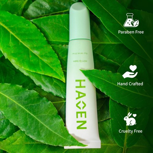 Mint Lip Balm - Refreshing Hydration with Organic Beeswax & Peppermint Oil | Paraben-Free Moisturizer for Dry Lips
