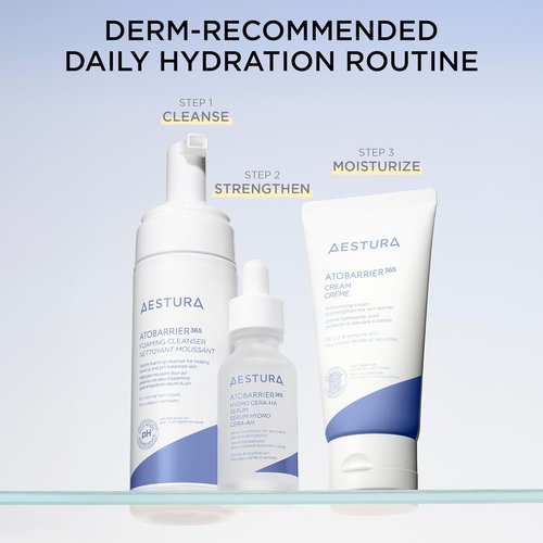 AESTURA ATOBARRIER365 Gentle pH-Balanced Foaming Cleanser - Hydrating Korean Face Wash for Dry Skin, 150ML