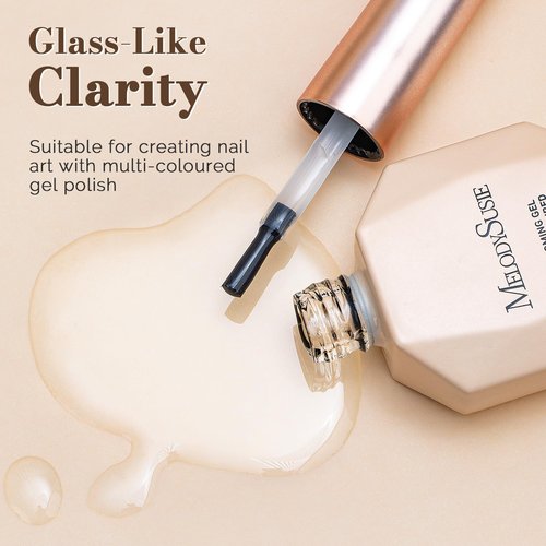MelodySusie 2PCS Clear Blooming Gel for Nail Design, Marble Watercolor UV Gel Nail Polish, Spreading Effect Sheer Painting Gel Nail Art Supplies, Nail Salon Manicure at Home for Women, 0.53 Fl Oz
