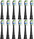 Philips Sonicare Replacement Brush Heads - Ultimate Care for ProtectiveClean 4100/5100/5300/6100 | 12 Count, Black