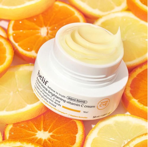 Belif Aqua Bomb Face Cream - Intense Hydration with Hyaluronic Acid & Vitamin C | For All Skin Types