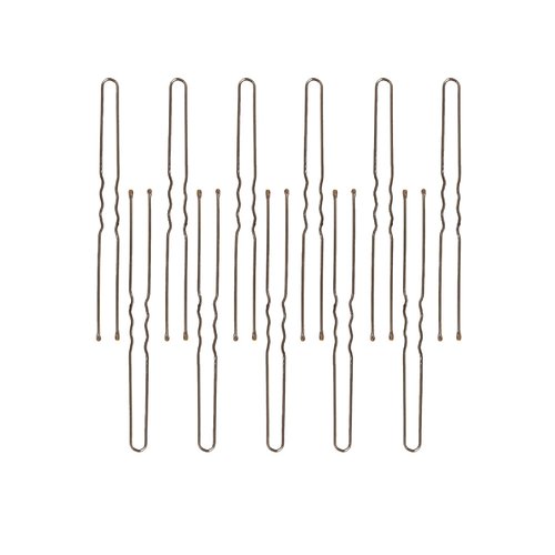 ForPro Professional Collection Hair Pins - Brown, 3" L, Ball-Tipped, Non-Damaging, 320 Count