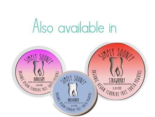 Simply Sooney Remineralizing Vegan Mineral Tooth Powder I Peppermint Nano-hydroxyapatite Formula I Natural Whitening I Stronger Teeth 1.5oz (1.5 oz jar)