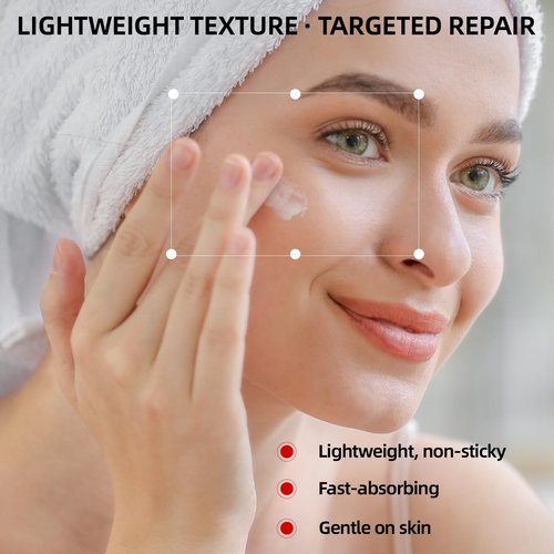 Redcool Caffeine Eye Serum for Dark Circles & Puffiness - Anti-Wrinkle, Firming & Smooths Fine Lines - Retinol Under Eye Serum Treatment - 0.7 Fl Oz