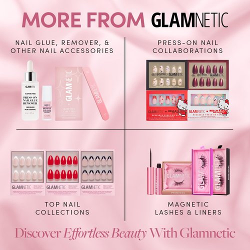 Glamnetic Handheld UV LED Lamp | Compact, Travel-Fiendly Curing Lamp for Nails | Lightweight & Easy to Use | USB Compatible