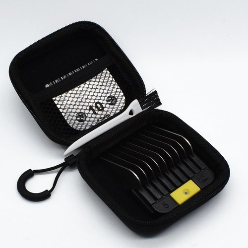 Professional A5-Style Animal Clipper Stainless Steel Color-Coded Snap-on Attachment Guard Guide Comb, 1/8"-1" Compatible with Wahl KM Series Oster A5 Andis Detachable Blade Pet Dog Groomers (#5-5/8")