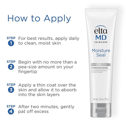 EltaMD Moisture Seal - Intense Hydrating Moisturizer for Dry & Sensitive Skin - 2.8 oz Tube