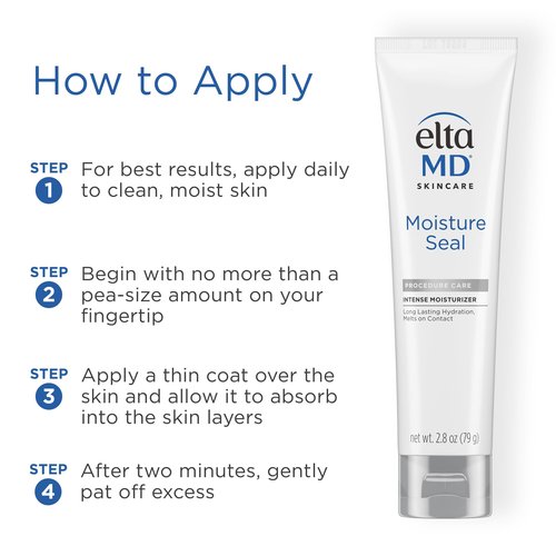 EltaMD Moisture Seal Skin Care Moisturizer - Dry Body and Face Moisturizer for Sensitive Skin, 2.8 oz Tube