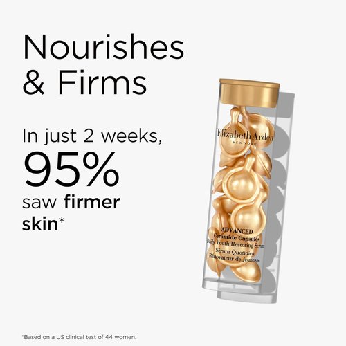 Elizabeth Arden Advanced Ceramide Face Serum Capsules - Anti-Aging Hydrating Formula for Radiant, Firm Skin